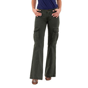 Acquaverde Pants Women size S Dark Green